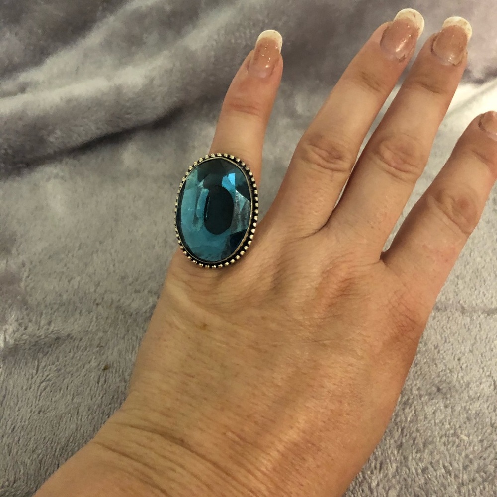 Tanzanite crystal ring